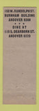 Matchbook Cover - Esquire Pub Chicago IL