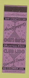 Matchbook Cover - Club Lido