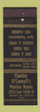 Matchbook Cover - Charley O'Connell's Marine Room ADVANCE