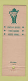 Matchbook Cover - Zang's Club Farmington NM