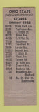 Matchbook Cover - Ohio State Beverage Cleveland OH