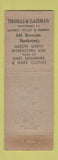 Matchbook Cover - Knox Hats Thomas Gassman Spokane WA WEAR