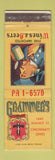 Matchbook Cover - Grammer's Restaurant Cincinnati OH