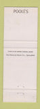 Matchbook Cover - Hart Schaffner Marx Men's Denver Poole's