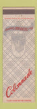 Matchbook Cover - Colonnade Company Philadelphia PA restaurant