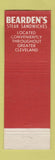 Matchbook Cover - Bearden's Steak Sandwiches restaurant Cleveland OH