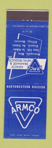 Matchbook Cover - Armco Drainage Metal Products Minneapolis Bismarck Billings