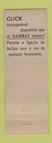 Matchbook Cover - Agora Gasbras Brazil WEAR
