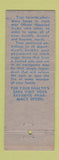 Matchbook Cover - Pharmacy Drug Store Don't Gamble