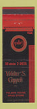 Matchbook Cover - Walter Cappels Palmer House Drug Store