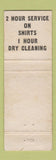 Matchbook Cover - Dale Cleaners Boardman OH WEAR