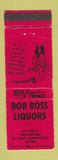 Matchbook Cover - Bob Ross Liquors St Paul MN