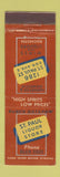 Matchbook Cover - St Paul Liquor Store Rochester NY