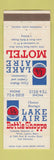 Matchbook Cover - Lake Aire Bottle Shoppe Minneapolis St Paul MN