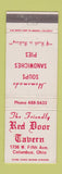 Matchbook Cover - Red Door Tavern Columbus OH