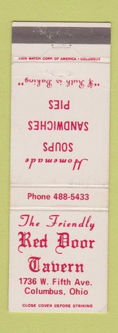 Matchbook Cover - Red Door Tavern Columbus OH