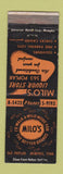 Matchbook Cover - Milo's Liquor Store Memphis TN