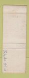 Matchbook Cover - Aero Bar Toledo OH