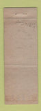 Matchbook Cover - Croydon Cocktail Circle Hotel WEAR