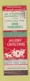 Matchbook Cover - Cardinal Bar Indianapolis IN Christmas WEAR