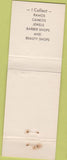 Matchbook Cover - RMS Convention 1967 Long Beach CA pinup