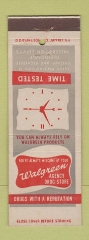 Matchbook Cover - Walgreens Drug Stores Formula 20 Shampoo