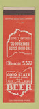 Matchbook Cover - Ohio State Beverage Cleveland OH