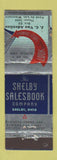 Matchbook Cover - Shelby Salesbook Shelby OH Fond Du Lac WI MISCUT