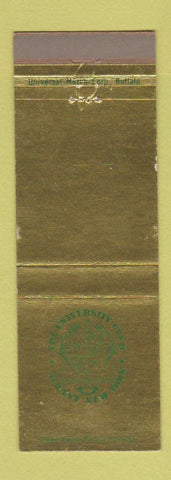 Matchbook Cover - University Club Algany NY