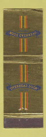 Matchbook Cover - Overhead Door Company Lewistown PA
