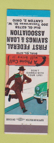 Matchbook Cover - First Federal Savings and Loan Canton OH