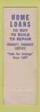 Matchbook Cover - First Federal Savings and Loan Canton OH