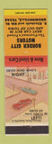 Matchbook Cover - Border City Motors Brownsville TX