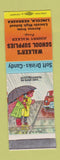Matchbook Cover - Walker's School Supplies Lincoln NE SAMPLE