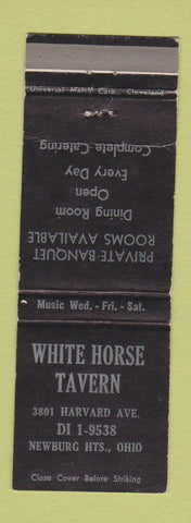 Matchbook Cover - White Horse Tavern Newburg Heights OH WEAR