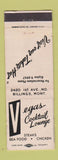 Matchbook Cover - Vegas Cocktail Lounge Billings MT WORN