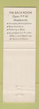 Matchbook Cover - Surf and Sand Lounge Maderia Beach FL