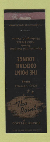 Matchbook Cover - The Point Cocktail Lounge Pittsburgh PA