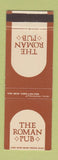 Matchbook Cover - The Roman Pub New York City Hilton Hotel