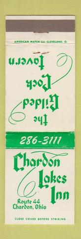 Matchbook Cover - Chardon Lakes Inn OH WEAR