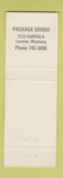 Matchbook Cover - Lil Brown Jug Liquor Laramie WY