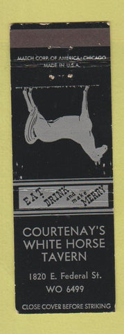 Matchbook Cover - Courtenay's White Horse Tavern WEAR