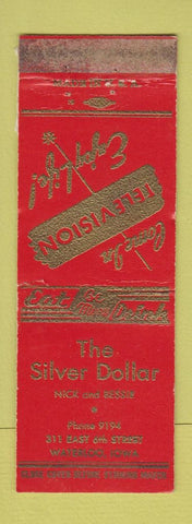 Matchbook Cover - The Silver Dollar Waterloo IA POOR