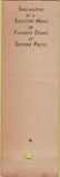 Matchbook Cover - Stark's New York City restaunt