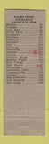 Matchbook Cover - Whalen's Langlois OR WEAR