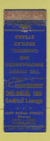 Matchbook Cover - Colonial Inn Santa Cruz CA WORN