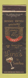 Matchbook Cover - Lena's Santa Rosa Italian Restaurant CA WEAR