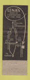 Matchbook Cover - Lena's Santa Rosa Italian Restaurant CA WEAR