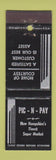Matchbook Cover - Pic n Pay Grocery NH New Hampshire