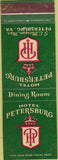 Matchbook Cover - Hotel Petersburg VA